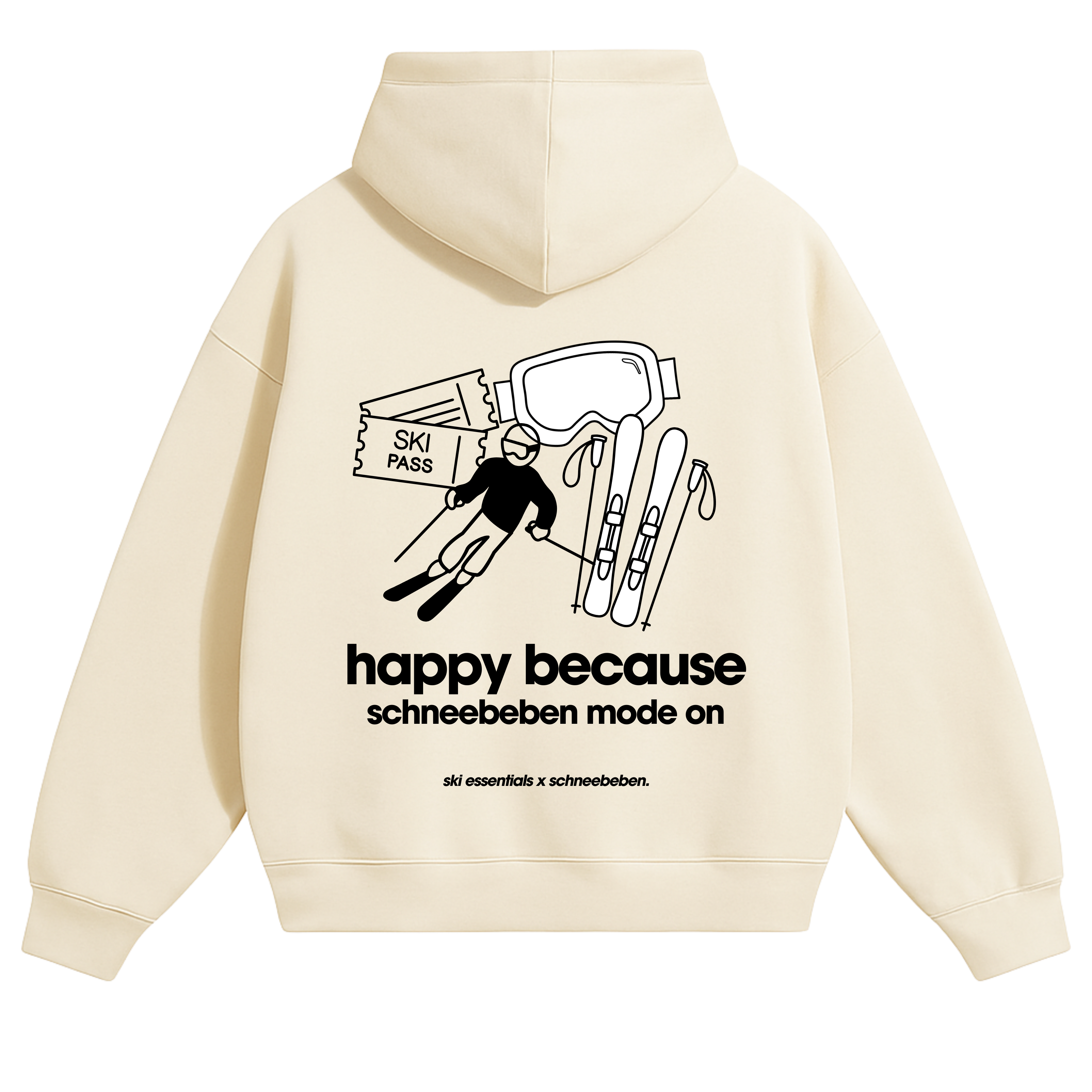 HAPPY - Oversized Hoodie