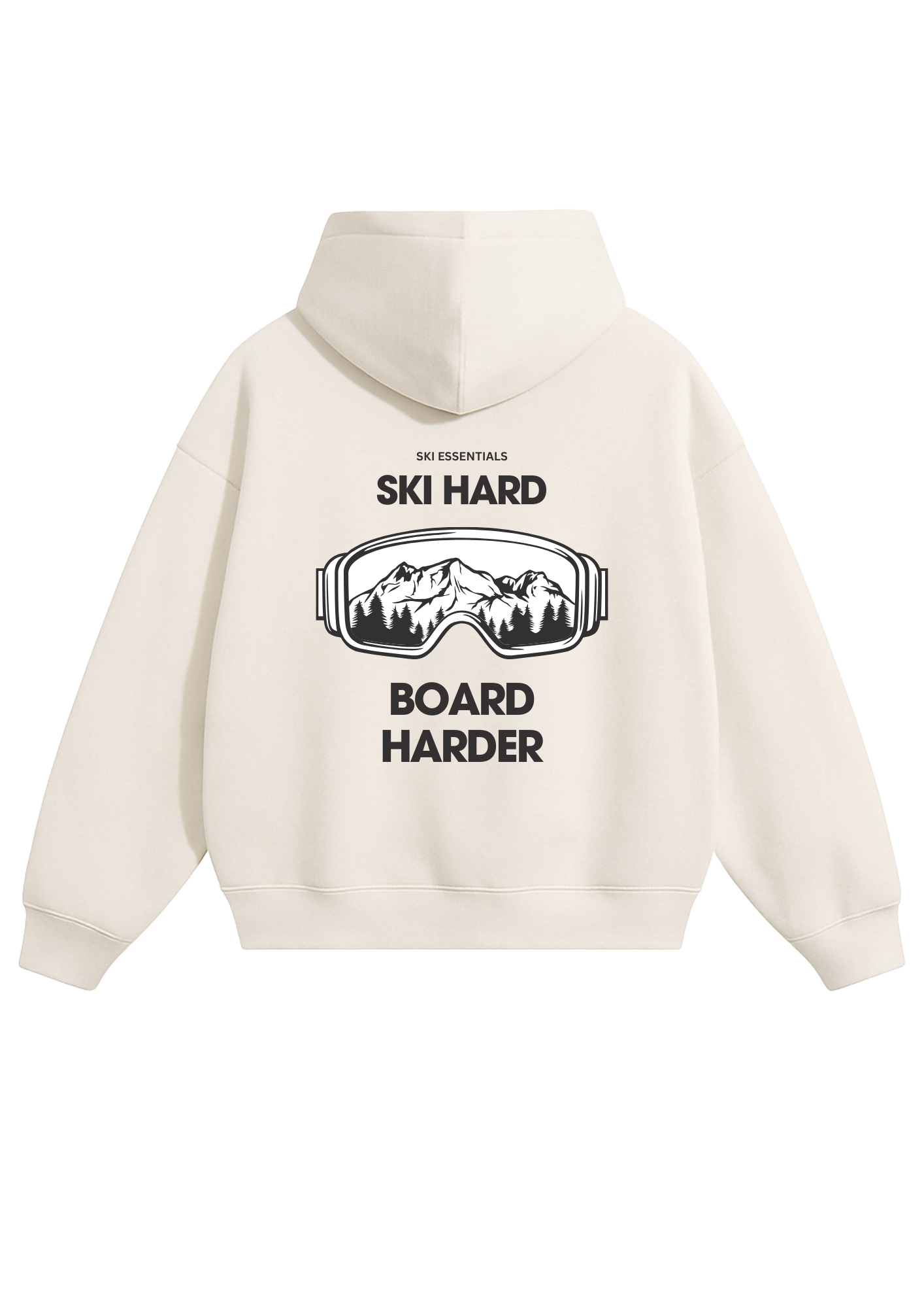 BOARD HARDER - Oversized Hoodie