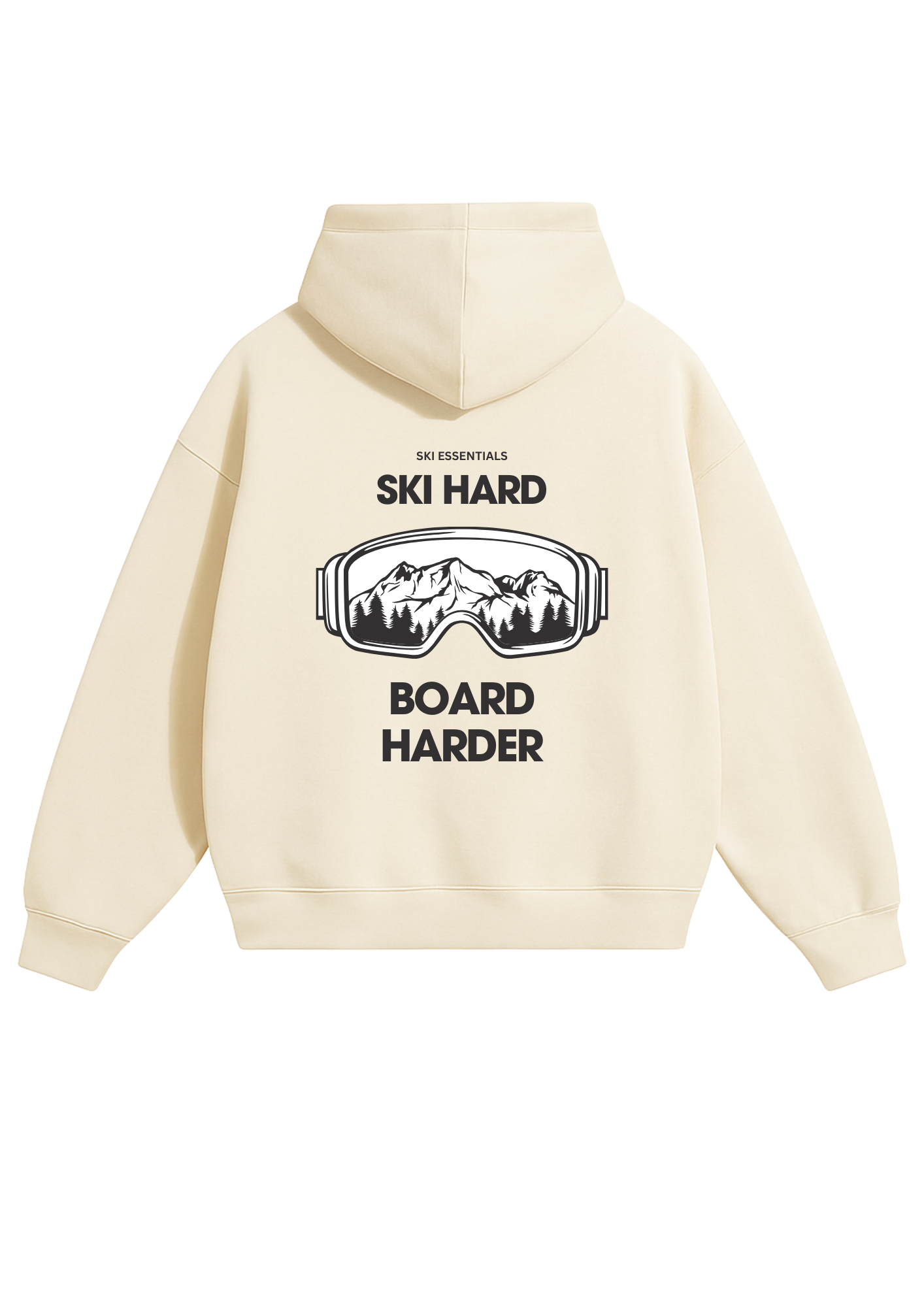BOARD HARDER - Oversized Hoodie