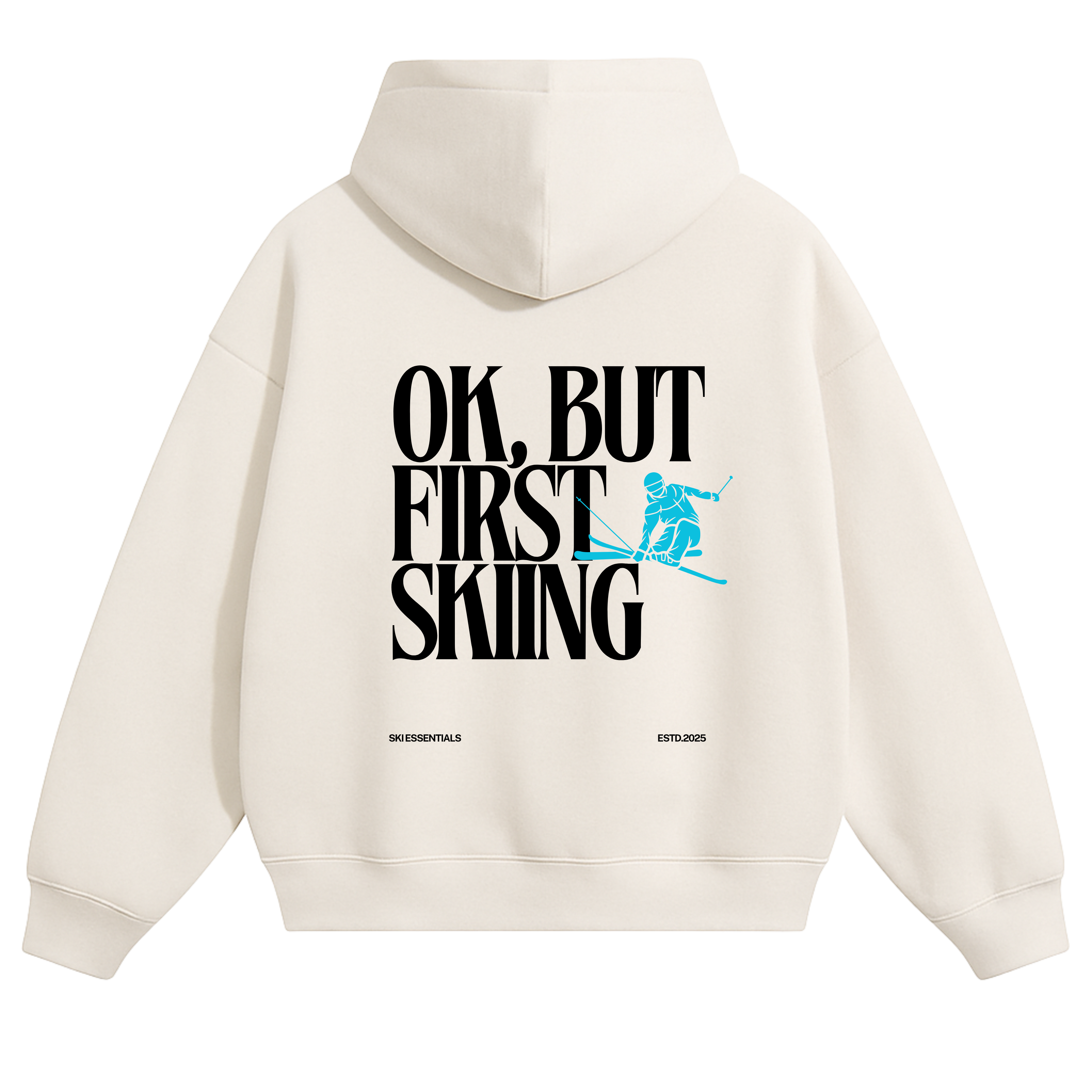FIRST SKIING - Oversized Hoodie