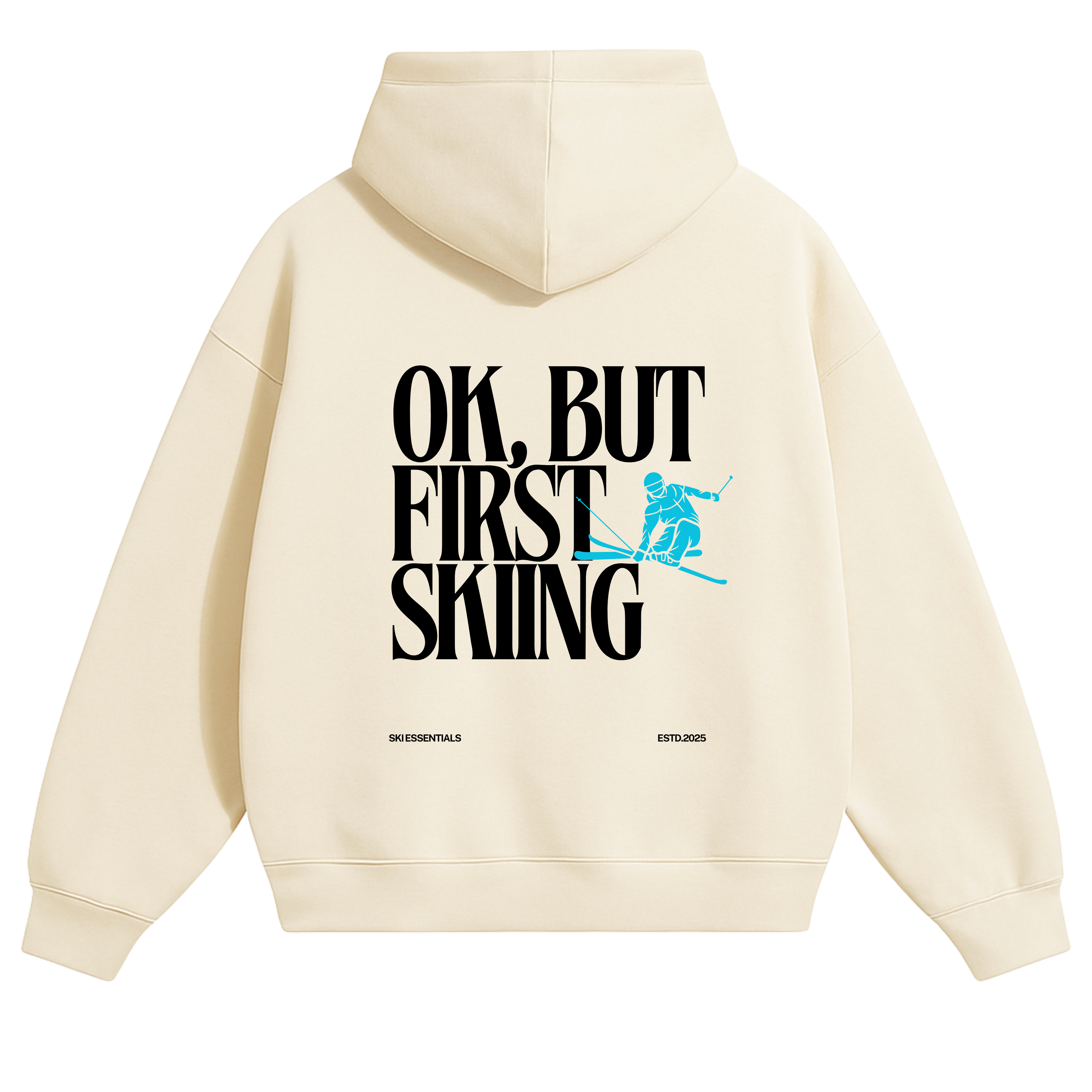 FIRST SKIING - Oversized Hoodie