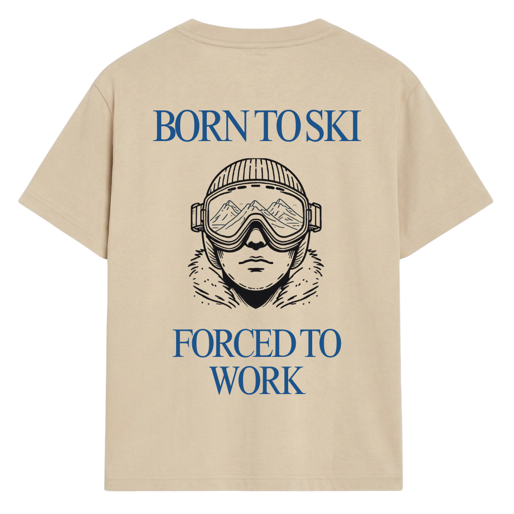 BORN TO SKI - Tee