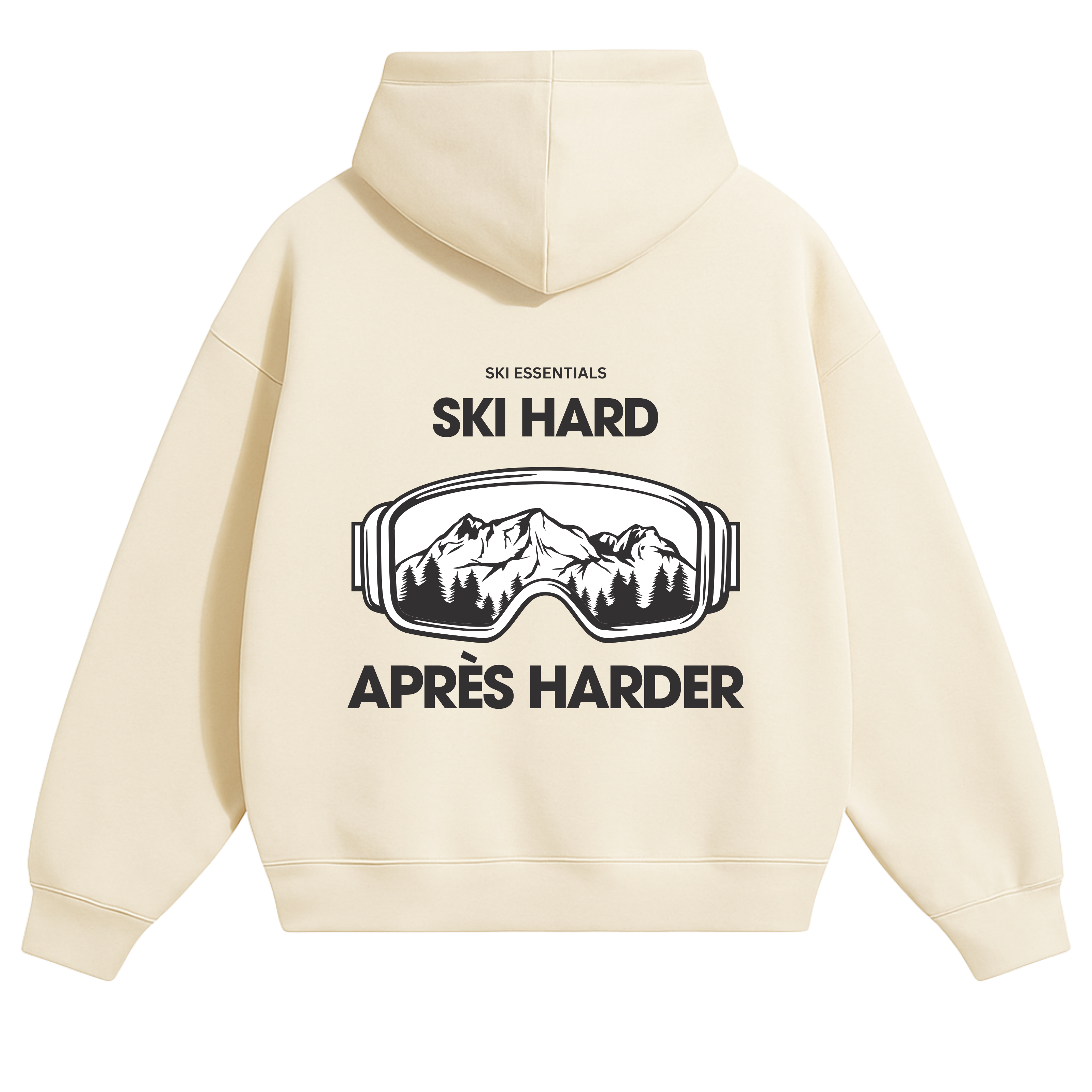 SKI HARD - Oversized Hoodie