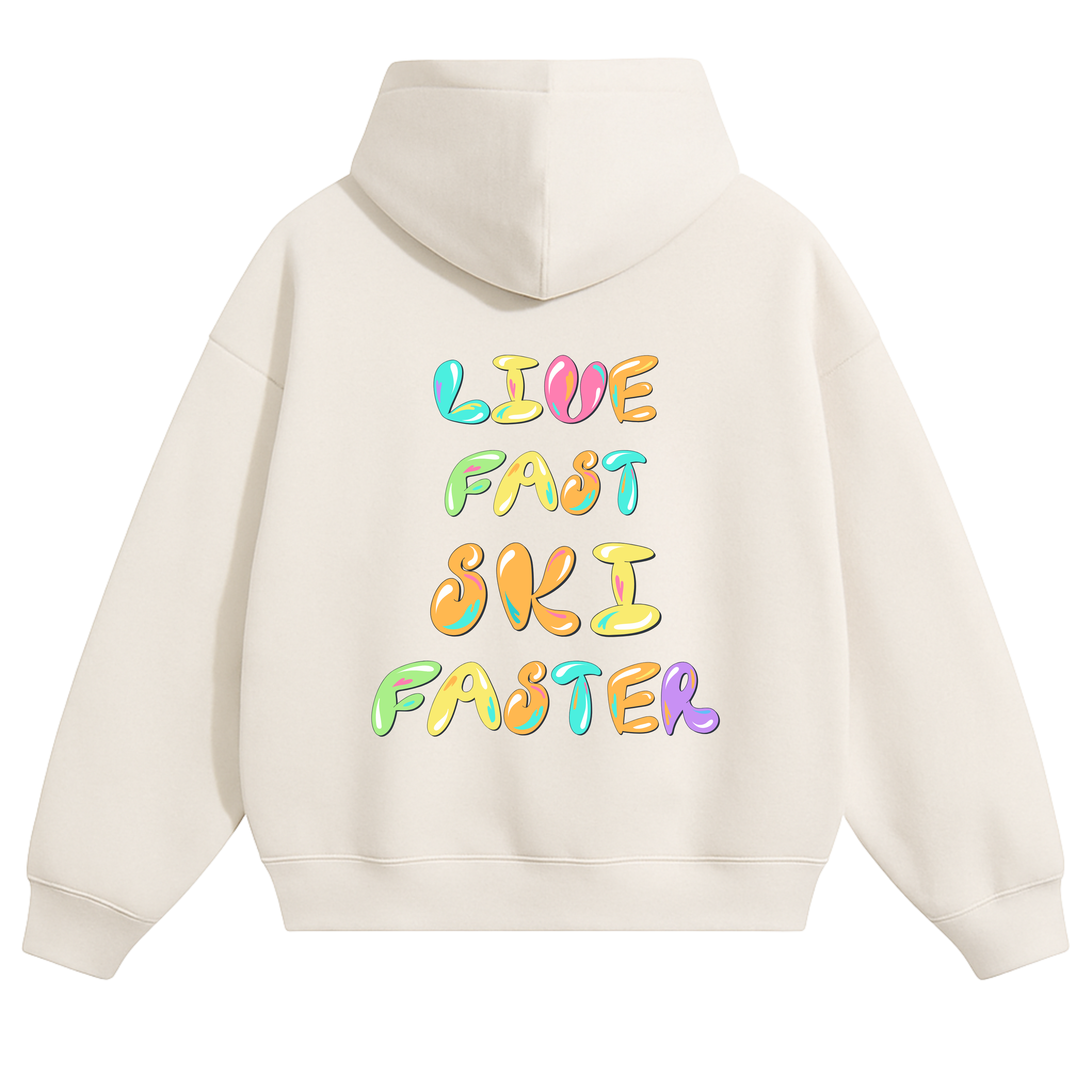 LIVE FAST - Oversized Hoodie