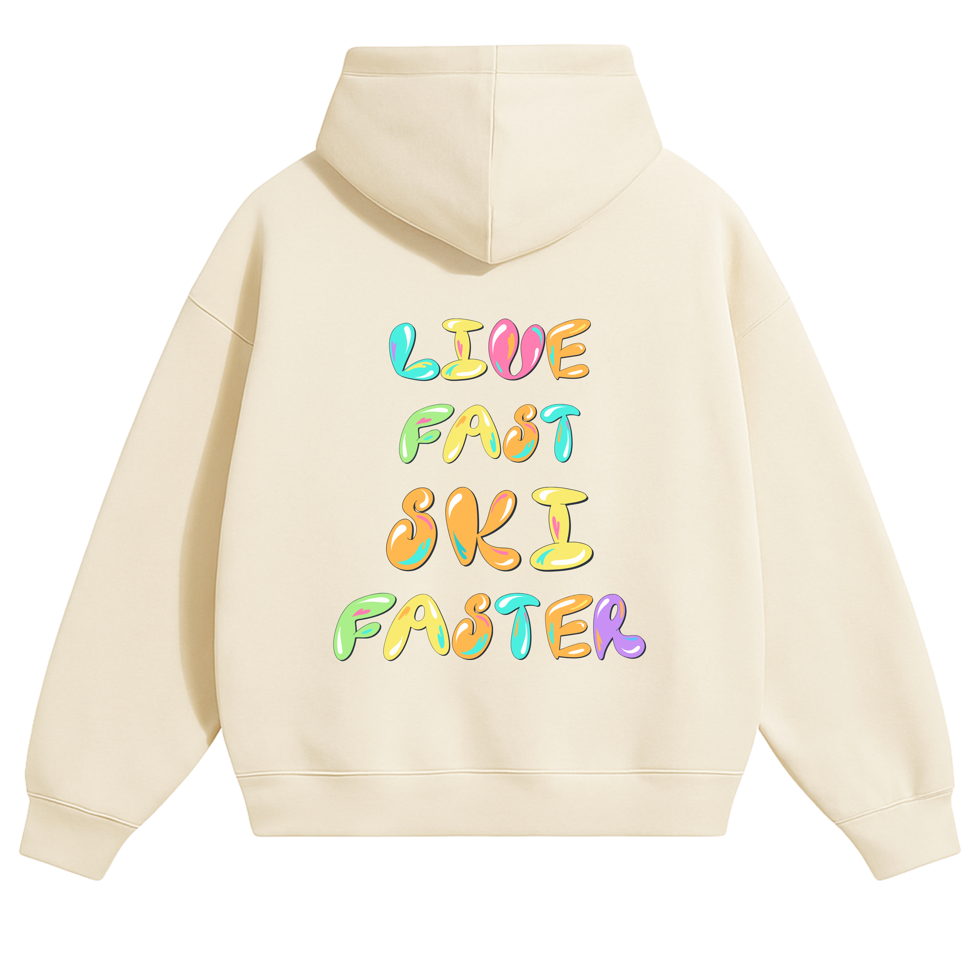 LIVE FAST - Oversized Hoodie