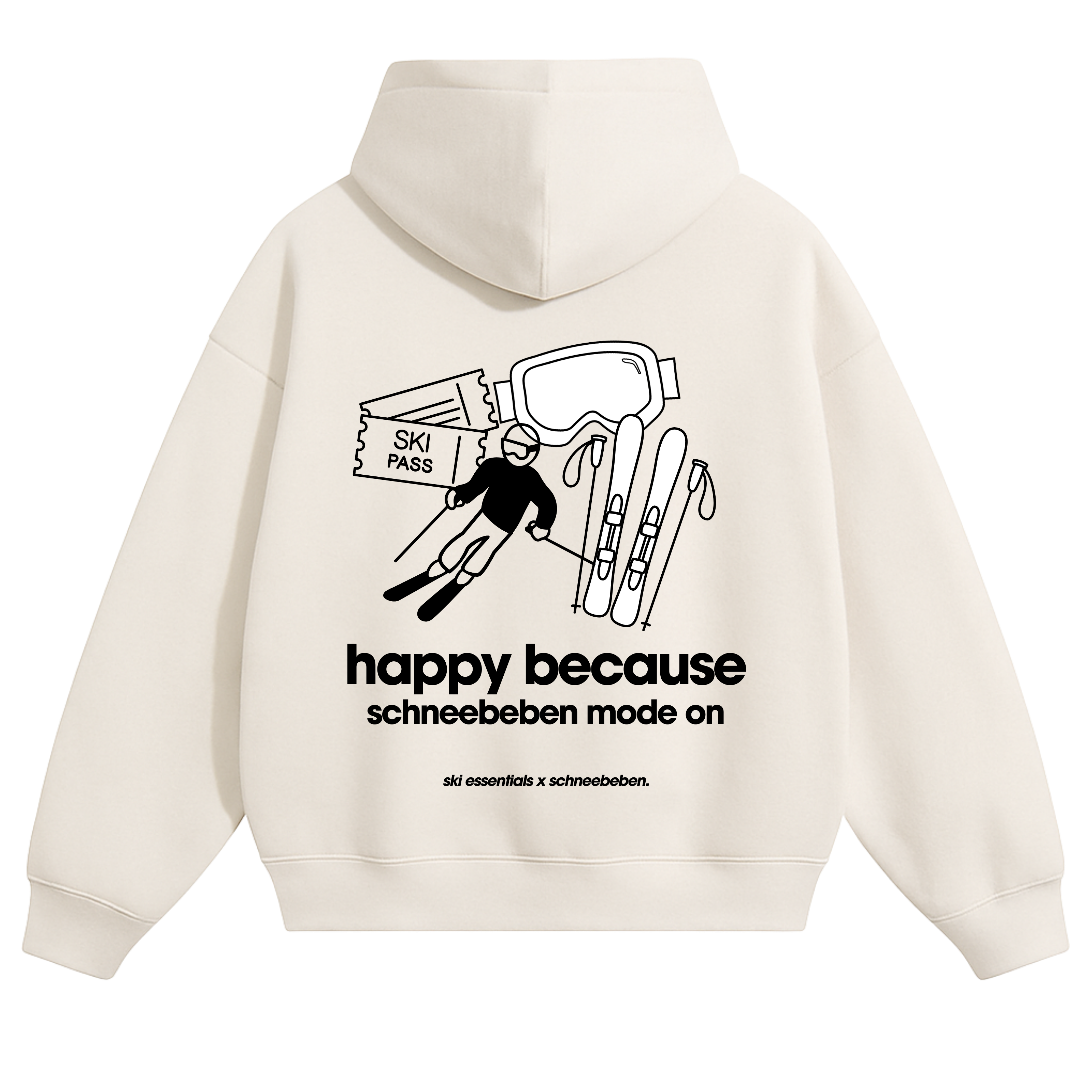 HAPPY - Oversized Hoodie