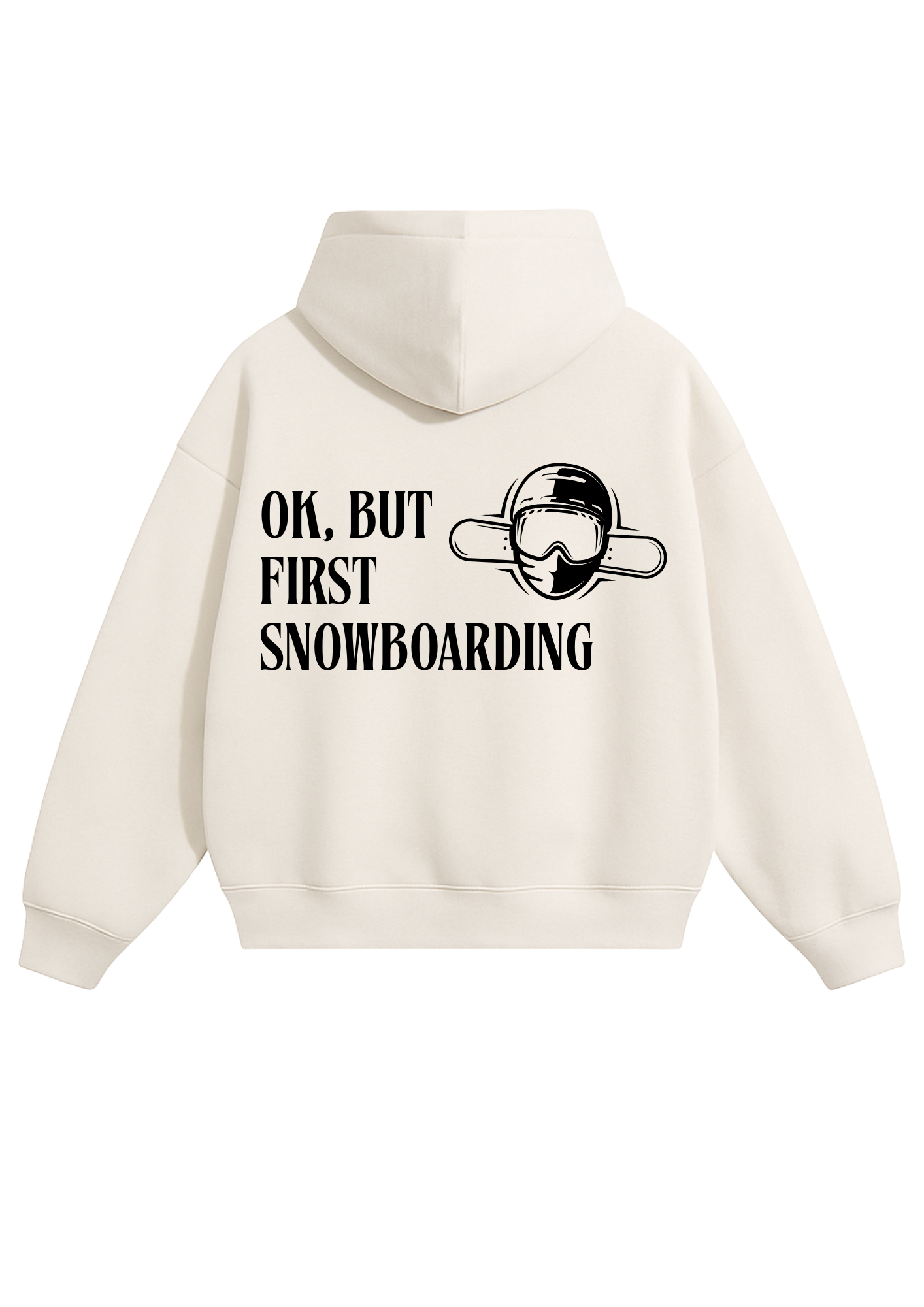 FIRST SNOWBOARDING - Oversized Hoodie