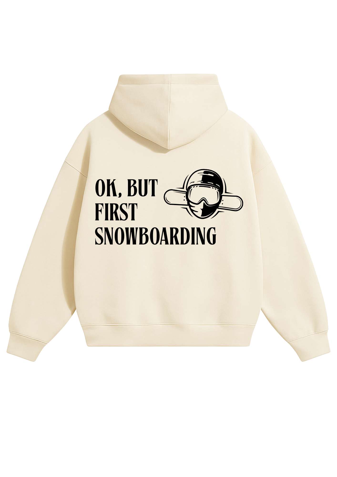 FIRST SNOWBOARDING - Oversized Hoodie